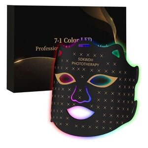 Red Light Mask Face 7-1 Colors Facial Care Mask, 850nm Infrared Red Light Masks